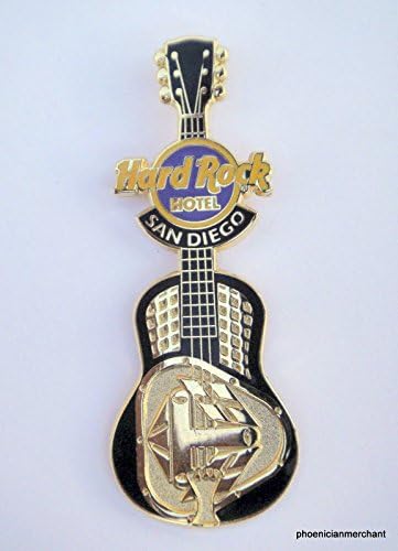 San Diego California Hard Rock Hotel World Instruments Series Guitar Pin
