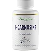 Paradise Herbs L-Carnosine, Super Potent, Ultra Pure, Antioxidant, Vegan, Non GMO, Gluten Free, 60 Vegetarian Capsules