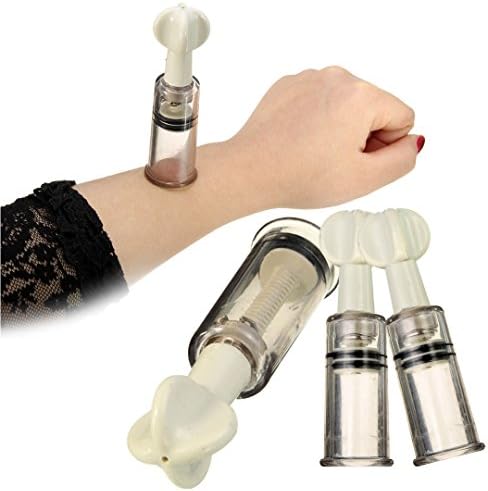 Hot Sale 2 PCS/Lot 3Cm Breast Glass Sucker Massager Nipple Clamps Pump Breast Enlarger Sex Adults Nipple Toys For Women Clear