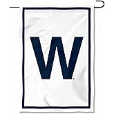 Chicago Baseball Team W Win Double Sided Garden Flag