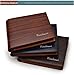 Badiya Men's Synthetic Leather Flipout ID Wallet Bifold/Trifold Hybrid RFID Blocking