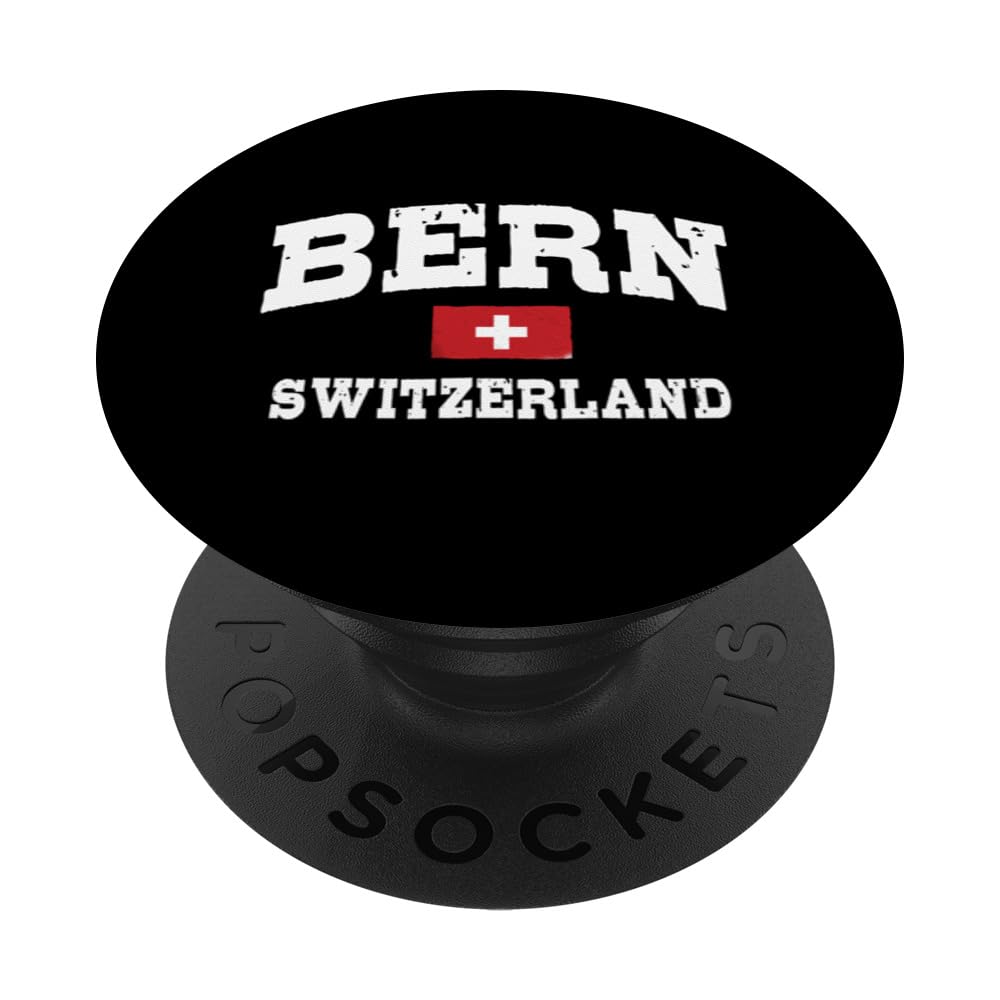 Bern Switzerland - Swiss Flag Wear PopSockets Swappable PopGrip