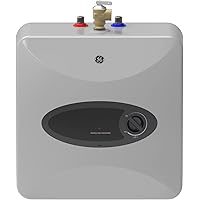 GE APPLIANCES Point of Use Water Heater | Electric Water Heater with  Adjustable Thermostat | Easy Install for Instant Hot Water | 6 Gallon | 120  Volt | Stainless Steel, Gray (GE06P08BAR) - Amazon.com