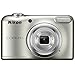 Nikon COOLPIX A10 Digital Camera 16.1MP 5X Zoom NIKKOR Glass Lens - Silver with 16GB Memory Card All Weather Sport Case Bundle (Renewed)