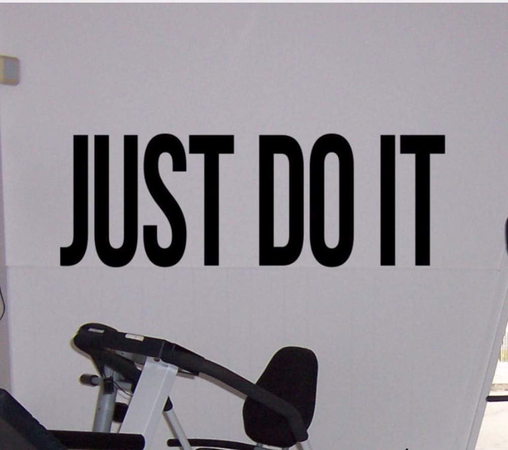 Just Do It Wall Decals Quote Fitness Daily Motivation Vinyl Decal Workout Gym Wall Sticker Sport Art Stickers Bedroom Decor S689 85 * 30Cm