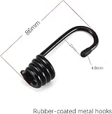 Wefine Pack of 10 Bungee Cords with Hooks 8mm Heavy Duty, Weatherproof view 4