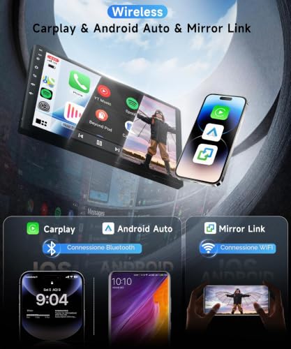 6G+128G 8 Core Android Car Radio for Suzuki Swift 2003-2010 10.1 Inch Touchscreen Wireless Car Radio Carplay Android Car Mirror Link Bluetooth FM/RDS/EQ/DSP WiFi GPS Navi Rear Camera
