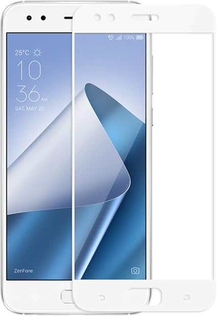 Amazon Cavor Asus Zenfone4 Ze554kl 対応 Zenfone4 Ze554kl 強化ガラス Zenfone4 Ze554kl フィルム Zenfone4 Ze554kl ガラスフィルム 3 D曲面 柔らかいながら 互換性厚いプレミアム強化ガラススクリーンプロテクターlcd保護 液晶保護フィルム 全面保護 厚さ