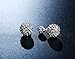 KOREA-JIAEN Shambhala Earrings S925 Sterling Silver Plated Base Cubic Zirconia Double Sided Fully-jewelled Earrings