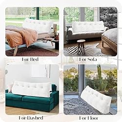 ZOEMO Large Bolster Triangular Headboard Wedge