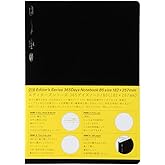 Nitoms S4102 STALOGY Notebook, B5, Squared, 365 Days Notebook, Black