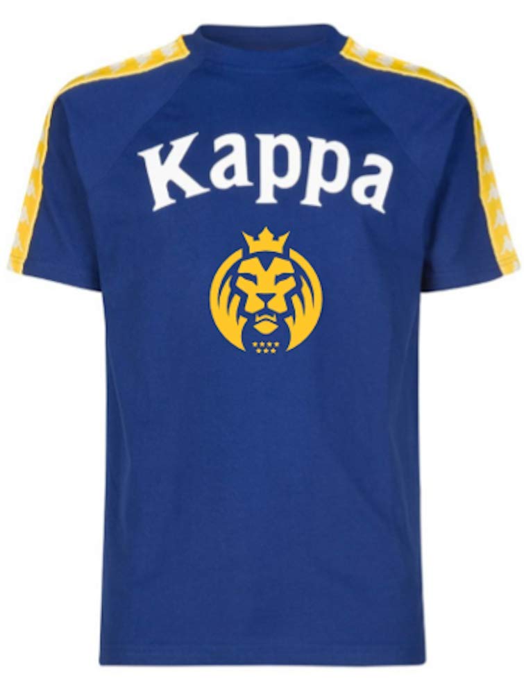 Kappa X MadLions Balima 222 Banda tee Madlions T-shirts, Men, Blue/Yellow, XS