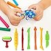 MNBS Dough Tools, 26pcs Clay Dough Tools Kit Clay Set with Models and Molds for Childs
