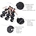 Allrun Hair 7A Brazilian Body Wave 3 Bundles with Free Part Lace Closure 100% Unprocessed Human Hair Weave Extensions Bundles with 4×4 Closures (18 20 22+18