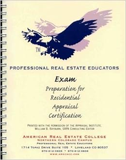 Exam Preparation For Residential Appraiser Certification
