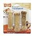 Nylabone Healthy Edibles Natural Puppy Chews Long Lasting Treats for Puppies, Lamb & Apple Flavor, Small/Regular (3 Count)