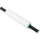 鶹 Basics Stretch Wrap Stretch Film Roll, Clear, 38.1 cm x 304.8 m, 1 Roll With Handle