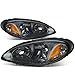 Pair of Smoke Lens Amber Corner Headlight Lamp for Chrysler PT Cruiser 01 02 03 04 05