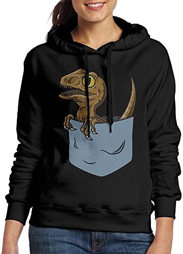 DE4K Pocket Raptor 2017 New Funny Printed Women's Pullover Hoodie