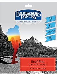 Del Backpacker Pantry Carne de Vacuno Pho, dos Ser