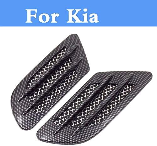 ChenghuaguoChenghuaguo Car Shark gill air Flow Grille Decoration Sticker for Kia Cadenza Cee'd GT Cerato Forte K3 K5 Magentis Mohave (Borrego) Morning