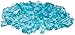Quarter Inch Caribbean Blue Fire Glass, 10 Pound Bag