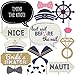 Big Dot of Happiness Nautical Bachelorette - Last Sail Before the Veil Bachelorette Party Photo Booth Props Kit - 20 Count