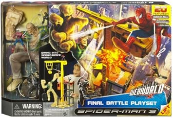 spiderman 3 playset