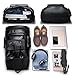 Leather Backpack For Men with USB Waterproof Large Capacity Backpack School College Bookbag Laptop Computer Backpack with Shoe Compartm Travel Bag Extra Capacity Casual Vintage Daypacks for Men(black)