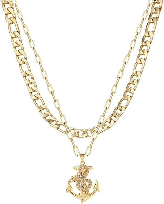 Snake necklace amazon Clearance