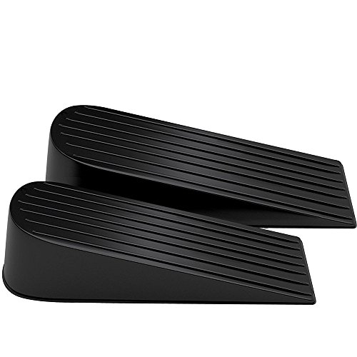 image for Mapleaf BIG Door Stopper 2 Pack, Heavy Duty Rubber Door Stop Wedge, Ga