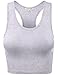 HATOPANTS Women Sleeveless Racerback Crop Camisole Tank Tops Cotton Basic Shirts OLHGRY S