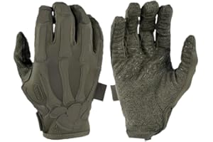 TACLAB Reaper Skeleton Gloves – Lightweight, High-Dexterity Non-Slip Gloves with Snug Fit for Airsoft, Paintball, Cycling, Driving – Touchscreen Compatible Gloves