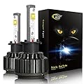 Cougar Motor H1 60W LED Headlight Bulbs All-in-One Conversion Kit,7200 Lumen (6000K Cool White)