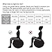 PROMIC Exercise Ball (55 cm) with Foot Pump, Professional Grade Anti Burst & Slip Resistant Stability Balance Yoga Ball for Yoga, Workout, Cardio Drumming, Classroom, Work Ball Chair (Black)