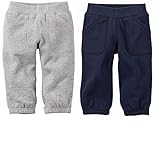Carter's Baby Boys 2 Pack French Terry Soft Pants
