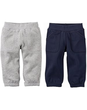 Carter's Baby Boys 2 Pack French Terry Soft Pants