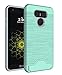 LG G6 Case, Vigeer [Card Slot Holder] [Shockproof Slim Fit ] Dual Layer Protection Card Slot Holder Hybrid Cover with Kickstand for LG G6 (Mint Green)
