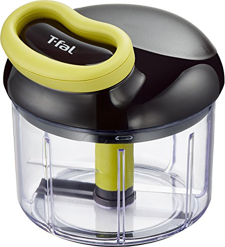 ティファール みじん切り器 手動 900mL ふたも洗える 「ハンディチョッパー ネオ」 独自のダブルツイストブレード K13701