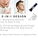 Mouth Guard-Anti Snoring Devices-Sleep Aid-Snore Stopper Solution w/Chin Strap/Mouthpiece/Nasal Aspirator Nose Vents. 3-in-1 Device Aids/Mute/Stop/Relief Snoring/Teeth Grinding 2 Snore No More