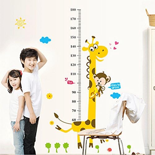 EshylalaEshylala B-Comrade(TM) Giraffe Height Stickers Kids Growth Chart Height Measure Stickers