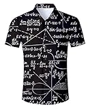 Uideazone Men's Shirt 3D Printed Short Sleeve Button Down Tops Tee Shirts