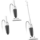 FUNCCUBE Stick Vacuum Cleaner, Corded 2-in-1 Lightweight Vacuum with Powerful Suction, Washable HEPA Filter, Handheld & Upright for Pet Hair, Carpet, Hardwood Floor & Home Cleaning – White MC607C