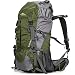 Hiking Backpack 50L Travel Camping Backpack with Rain Cover for Outdoor (Green) primary