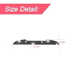 4 PCS Bling Rhinestone Car Door Handle Scratch