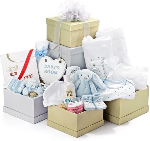 New Baby Large Christmas Gift Tower In Blue