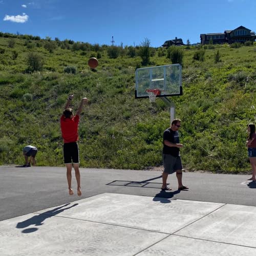 Dominator Premium Inground Adjustable Basketball Hoop 72" Backboard w