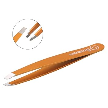 Amazon Com Eyebrow Tweezers Soobest Professional Slant Tweezer