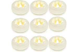 XIANGPENG 12pack Flameless LED White Floating Candles, 3'' Plastic Battery Operated Flickering Waterproof Tealights for Cylinder Vases, Centerpieces at Wedding, Party, Pool, Holiday