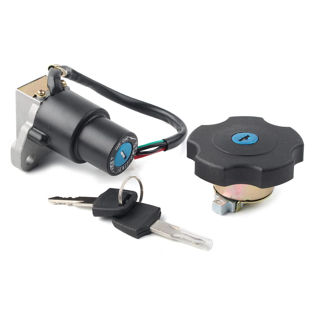 LIRU Motorbike Ignition Switch Fuel Gas Cap Keys
